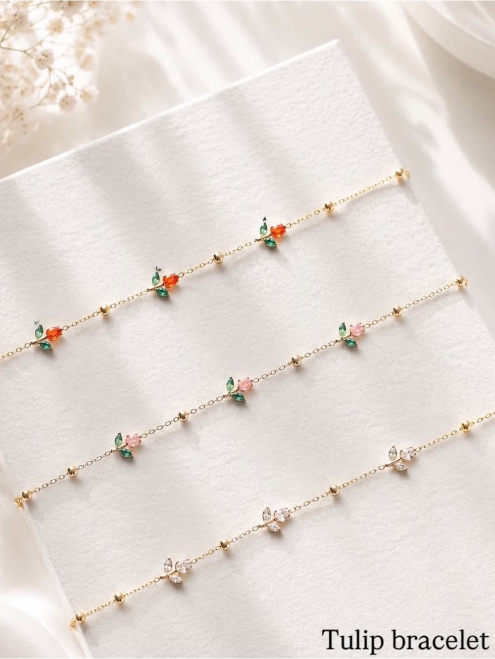 Tulip Bracelet - Gold Accents